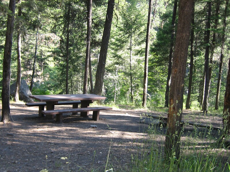 Dalles Campground Yolo National Forest Montana
