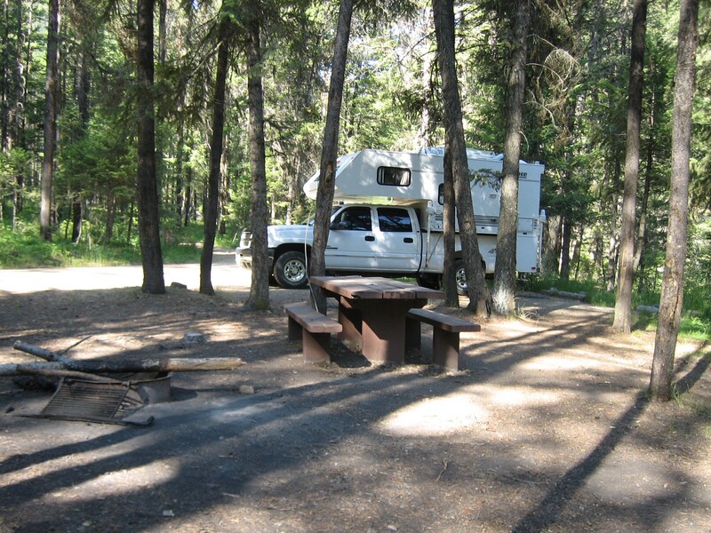 Dalles Campground Yolo National Forest Montana
