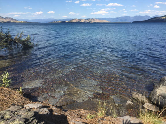 Flathead Lake in Montana from Big Arm State Park 