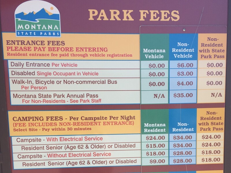 Park Fee Schedule Big Arm State Park 